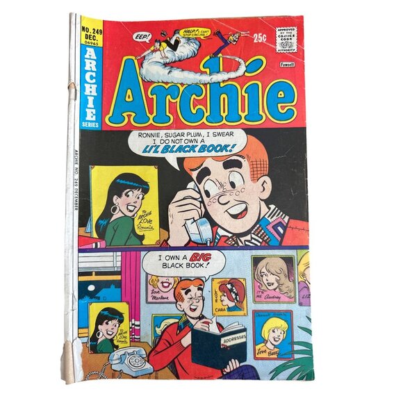 Archie Comics Archie Series No #249 December 1975 Edition Vintage Bagged Boarded - Picture 1 of 6